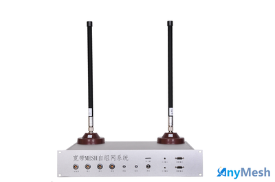 ANYMESH-SDR-A52车载机架式宽带跳频自组网电台2U车载台 银色或黑色或军绿色自组网车载台